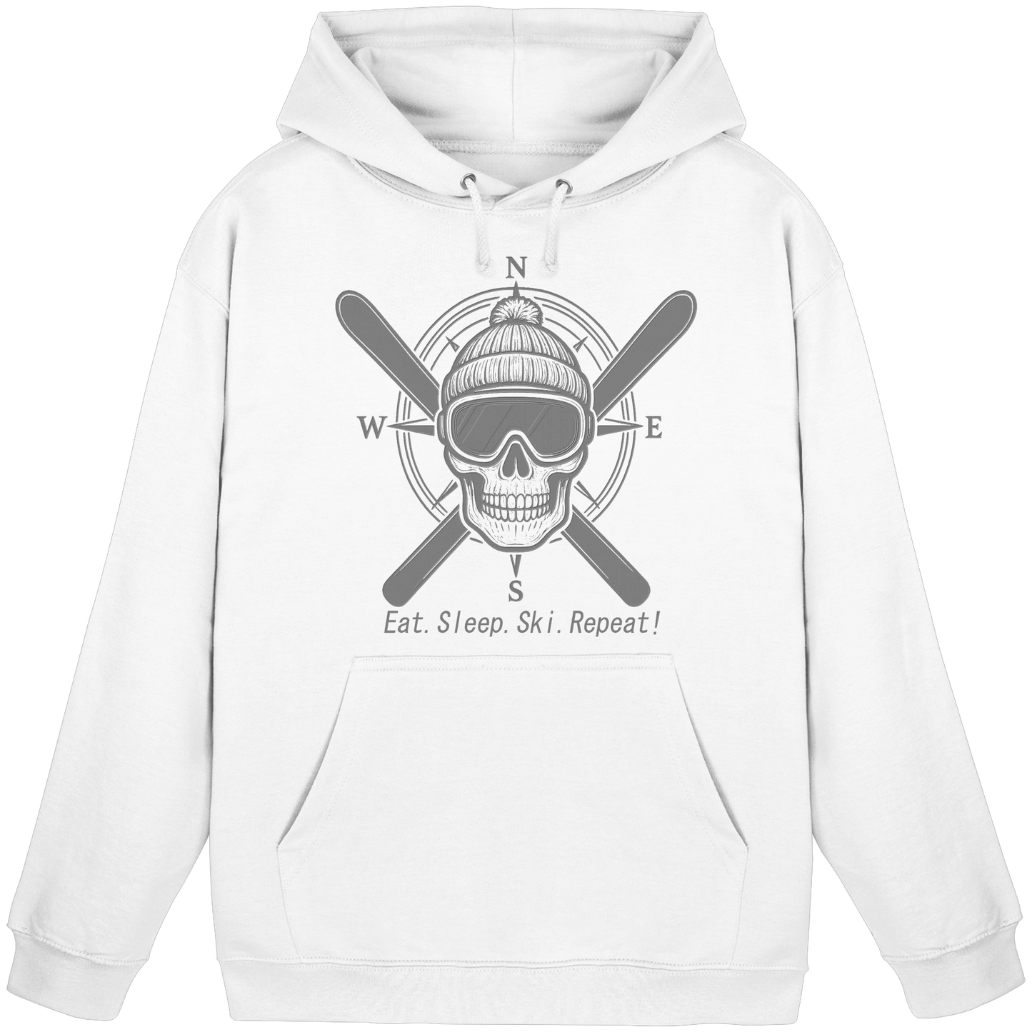 Eat.Sleep.Ski.Repeat! - Basic Unisex Hoodie