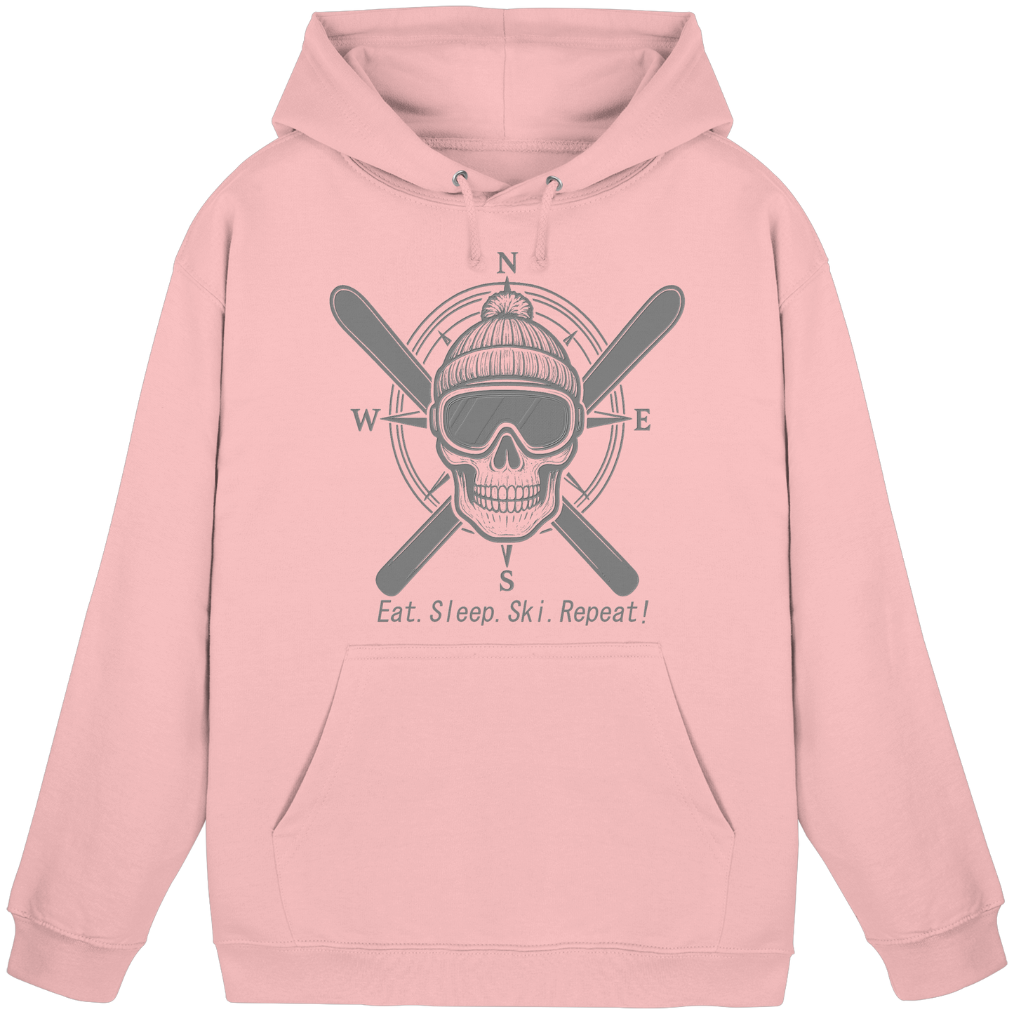 Eat.Sleep.Ski.Repeat! - Basic Unisex Hoodie