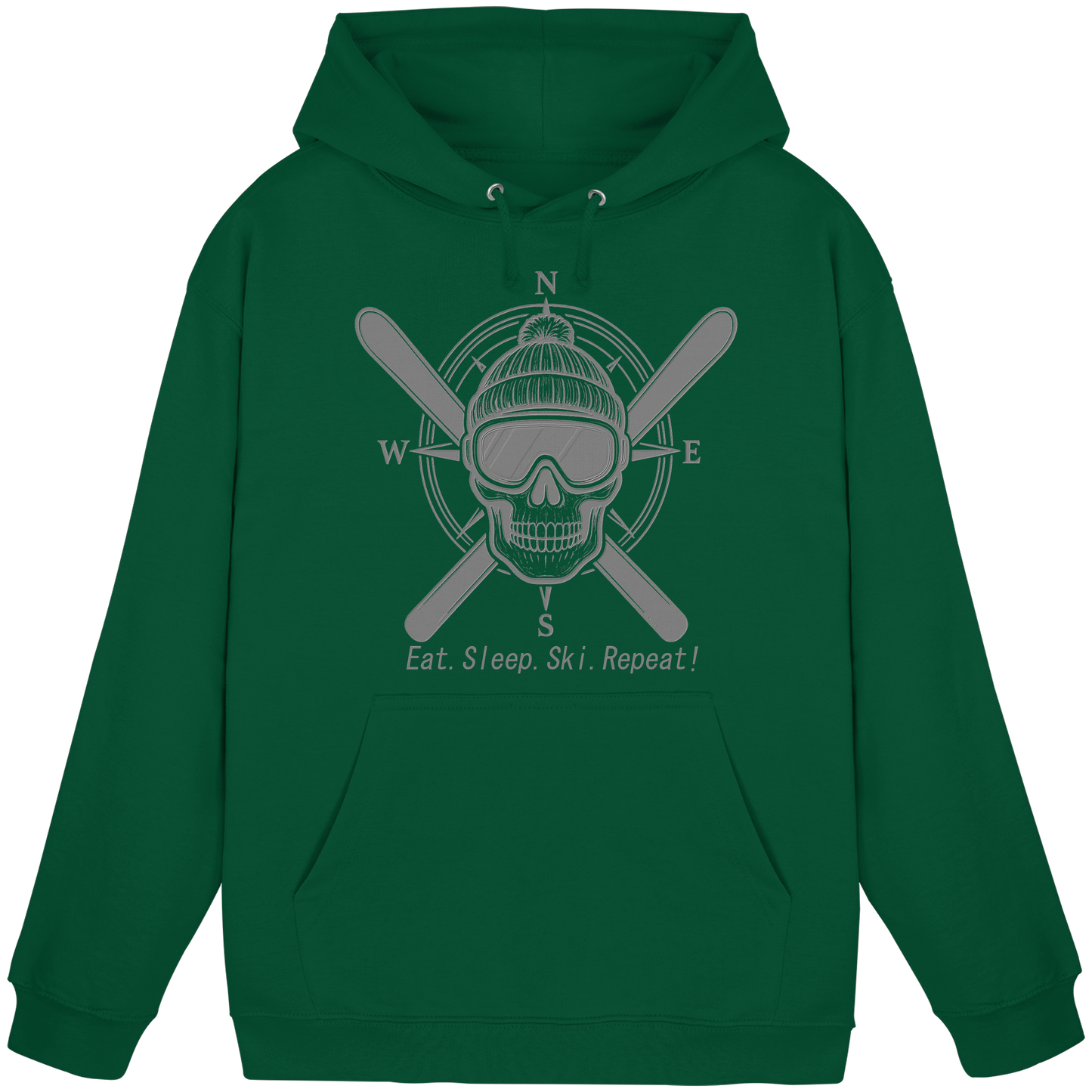 Eat.Sleep.Ski.Repeat! - Basic Unisex Hoodie