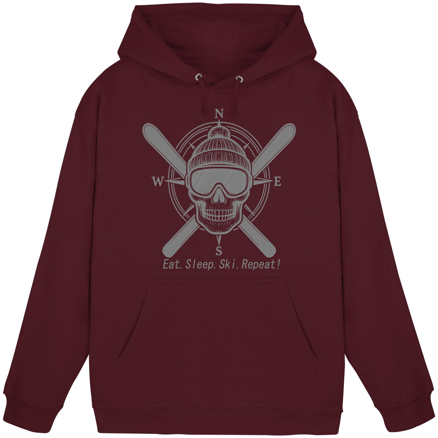 Eat.Sleep.Ski.Repeat! - Basic Unisex Hoodie