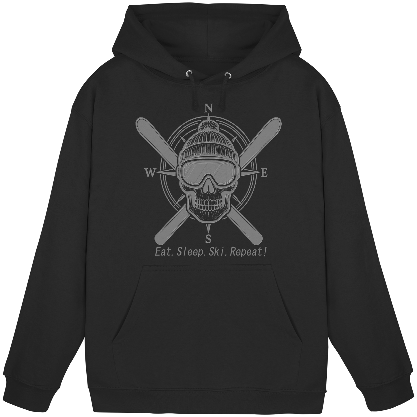 Eat.Sleep.Ski.Repeat! - Basic Unisex Hoodie