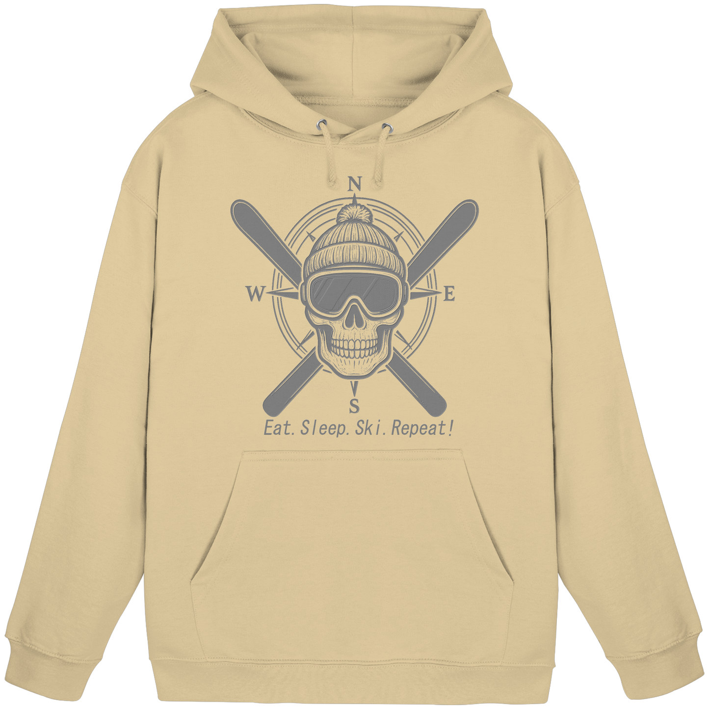 Eat.Sleep.Ski.Repeat! - Basic Unisex Hoodie