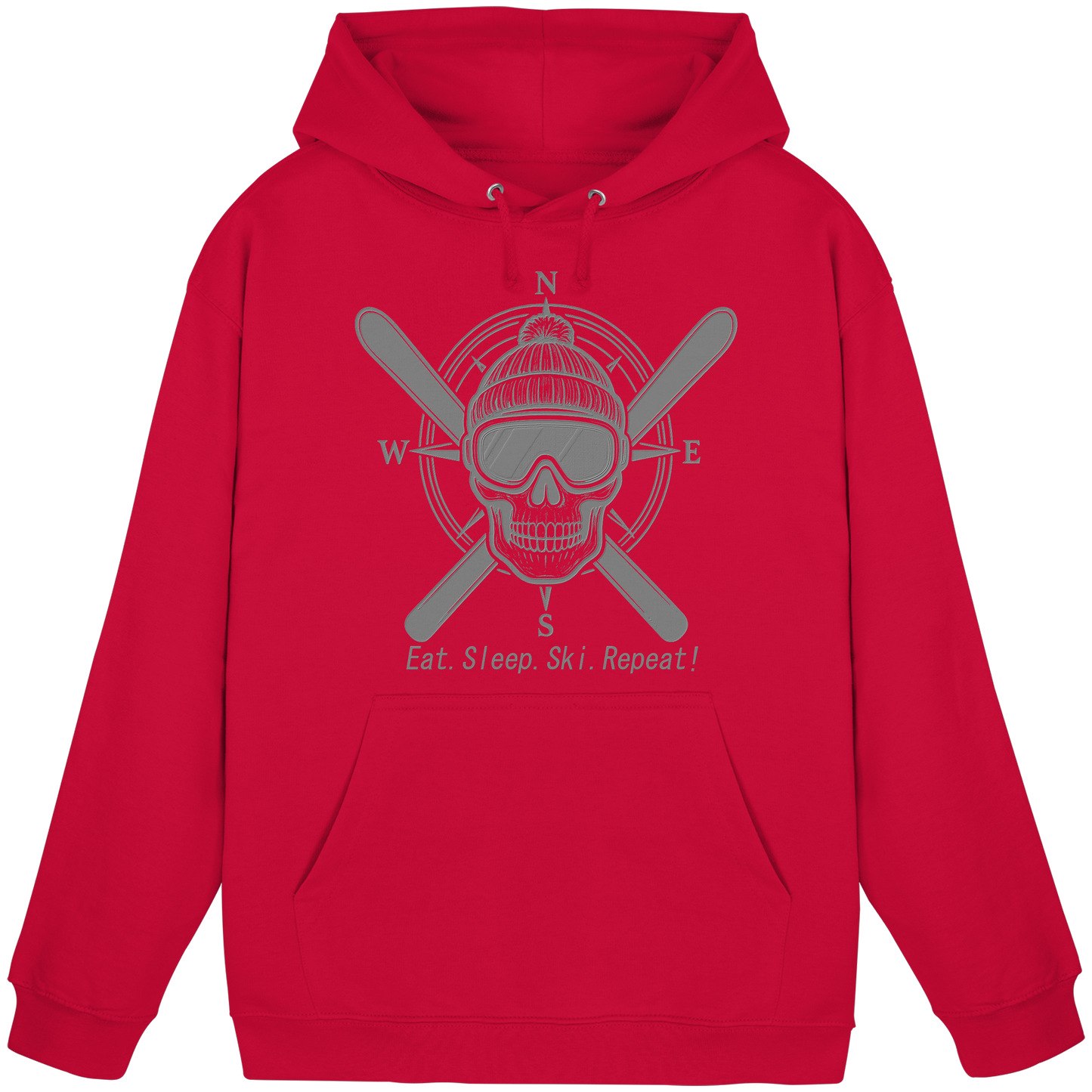 Eat.Sleep.Ski.Repeat! - Basic Unisex Hoodie