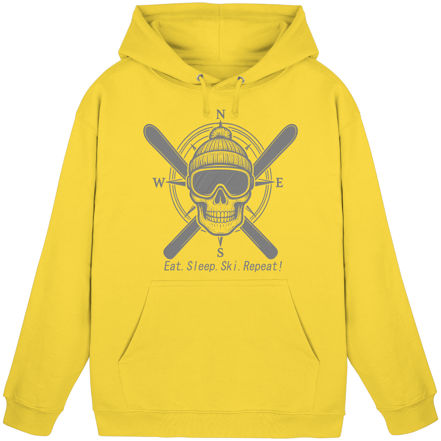 Eat.Sleep.Ski.Repeat! - Basic Unisex Hoodie