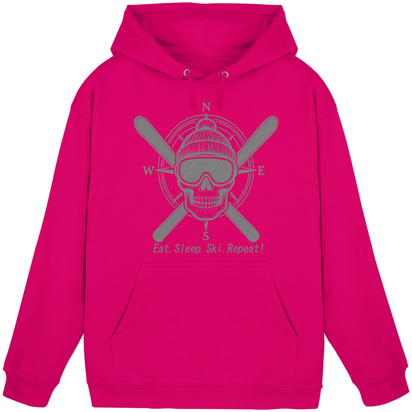 Eat.Sleep.Ski.Repeat! - Basic Unisex Hoodie