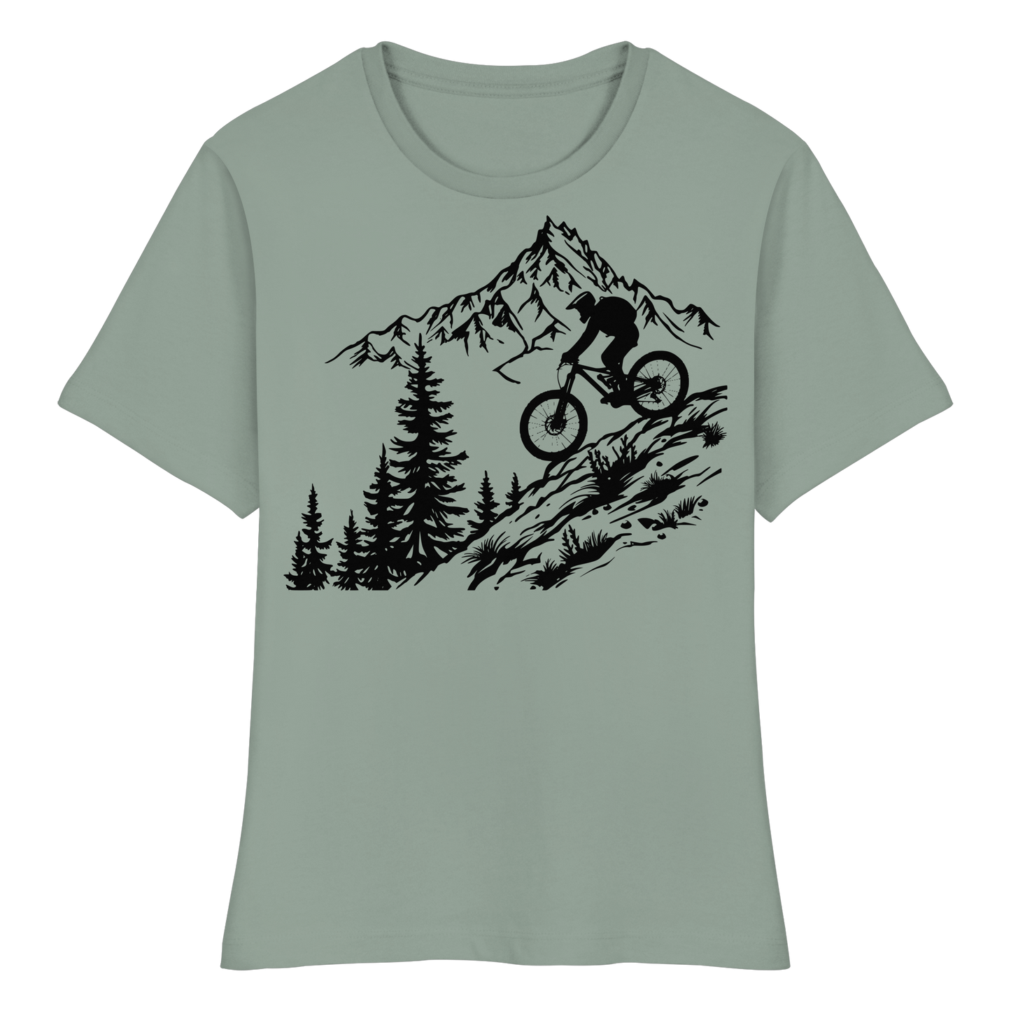 Mountainbiker - Fitted Ladies Organic Shirt