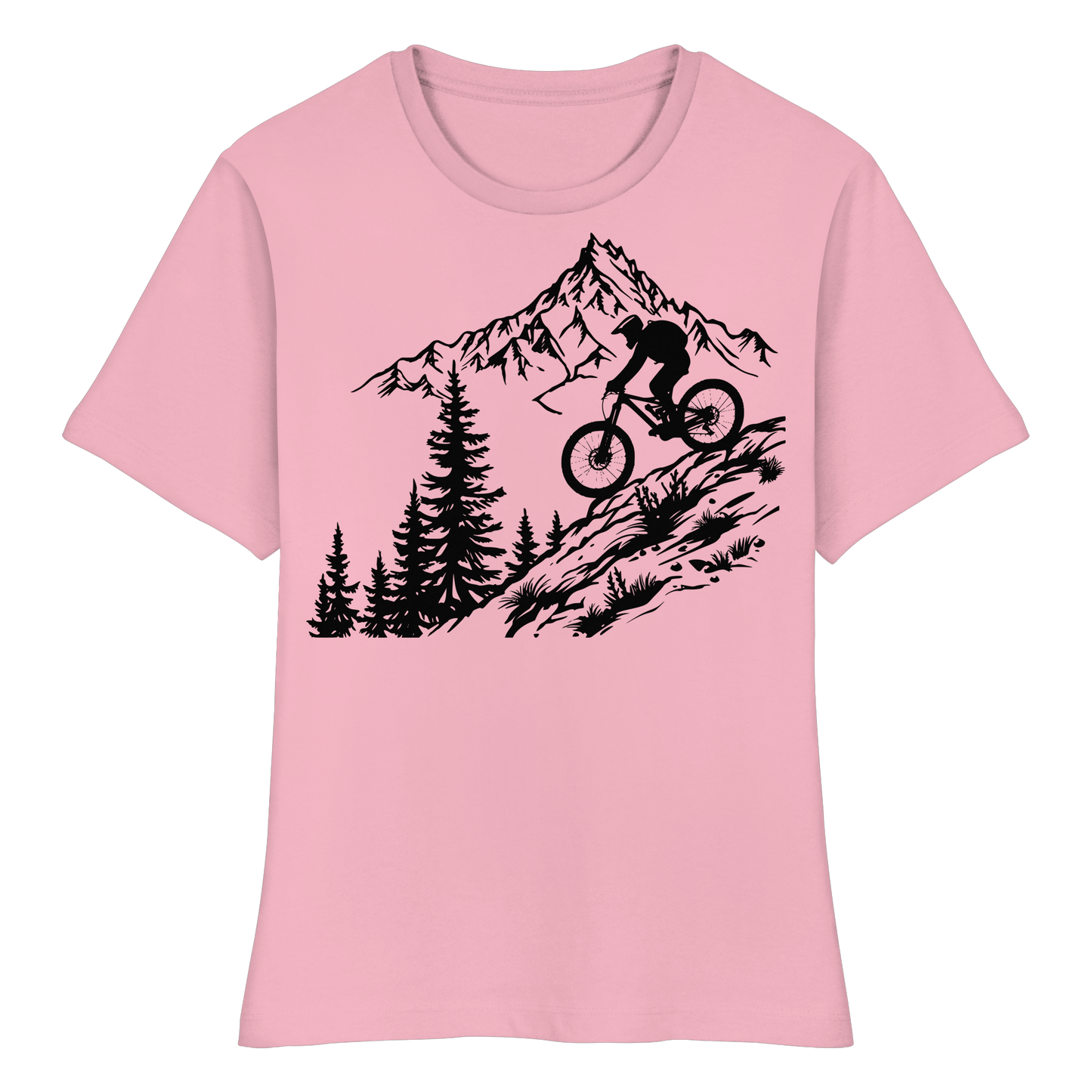 Mountainbiker - Fitted Ladies Organic Shirt