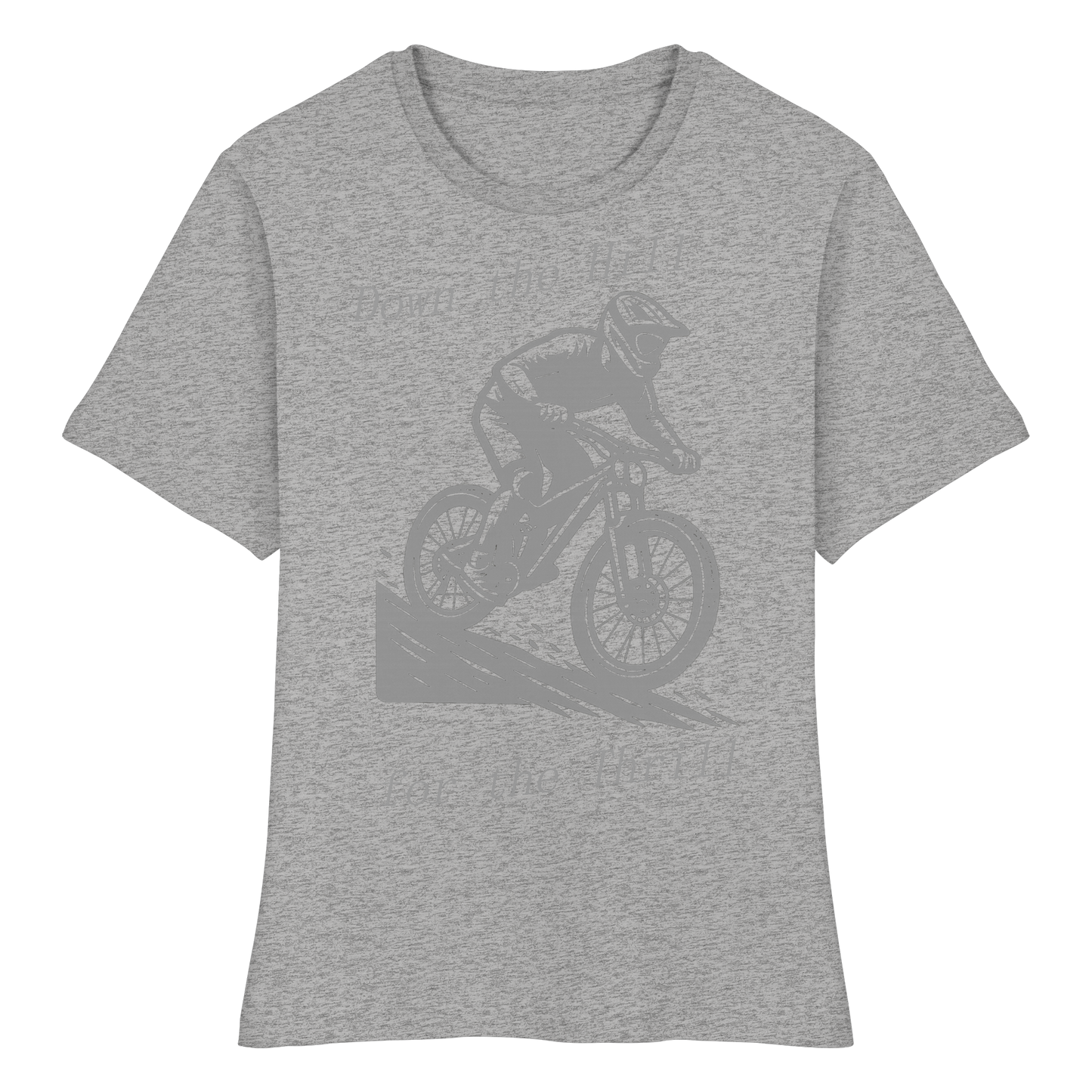 Down the Hill - Fitted Ladies Organic Shirt