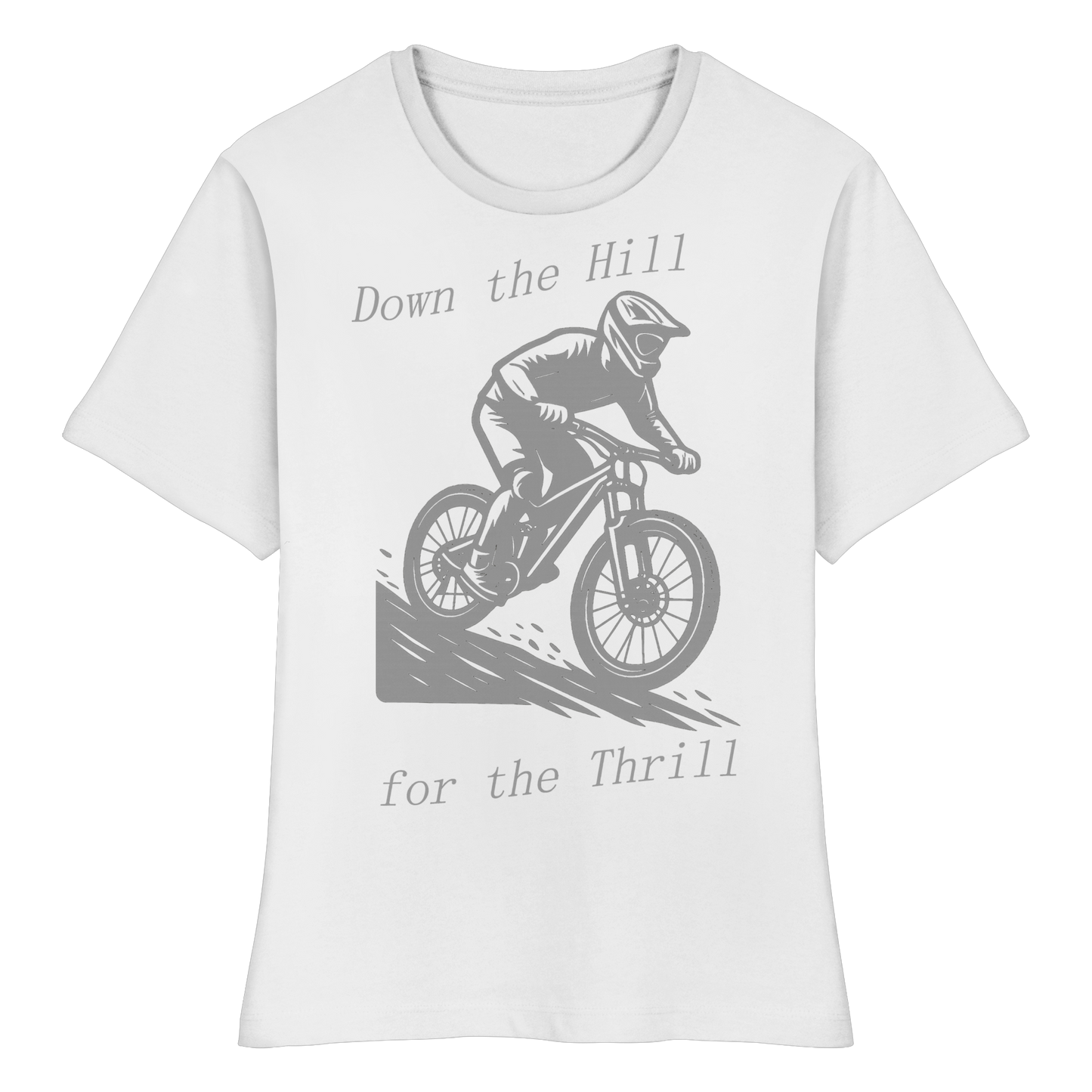 Down the Hill - Fitted Ladies Organic Shirt