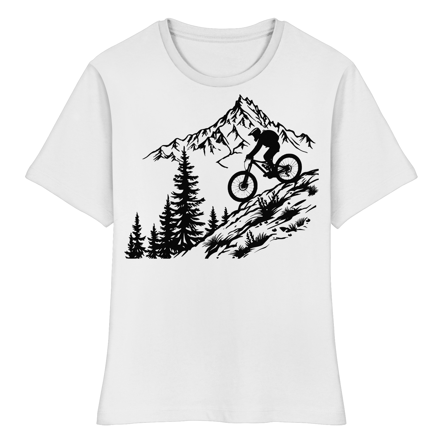 Mountainbiker - Fitted Ladies Organic Shirt