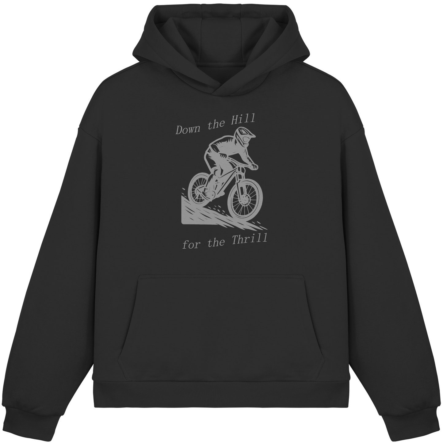 Down the Hill - Fluffy Boxcut Hoodie