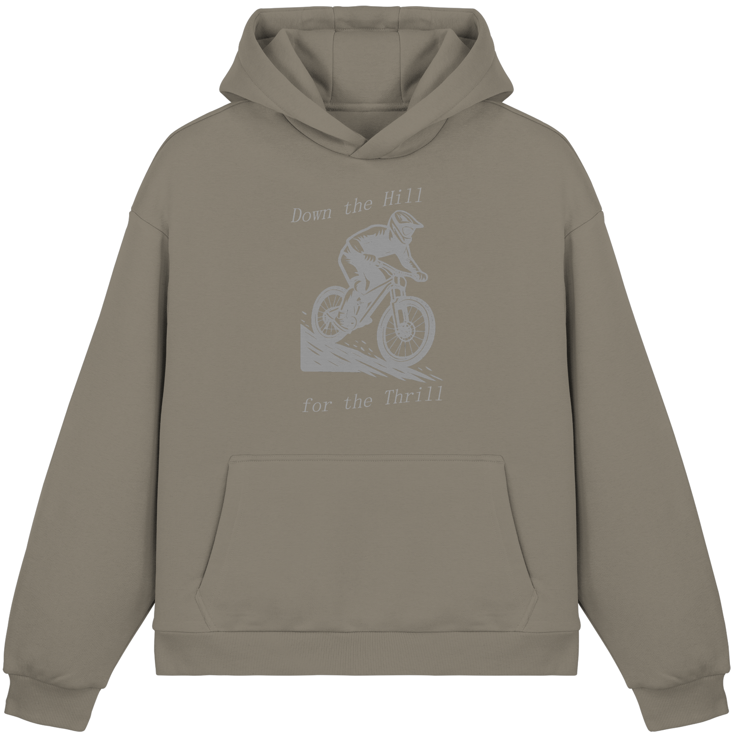 Down the Hill - Fluffy Boxcut Hoodie