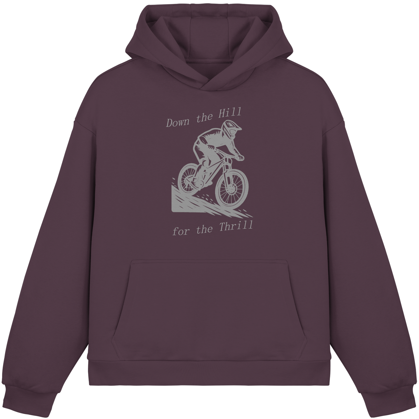 Down the Hill - Fluffy Boxcut Hoodie