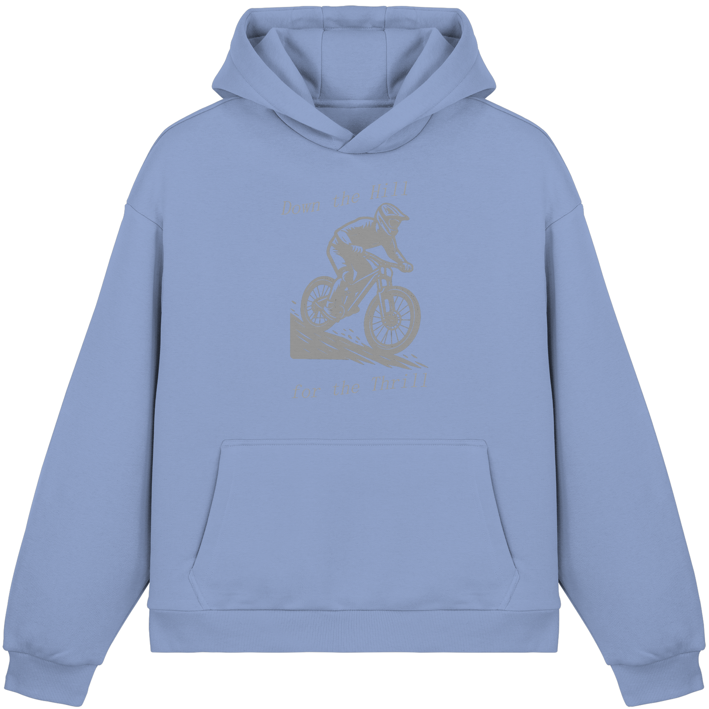 Down the Hill - Fluffy Boxcut Hoodie