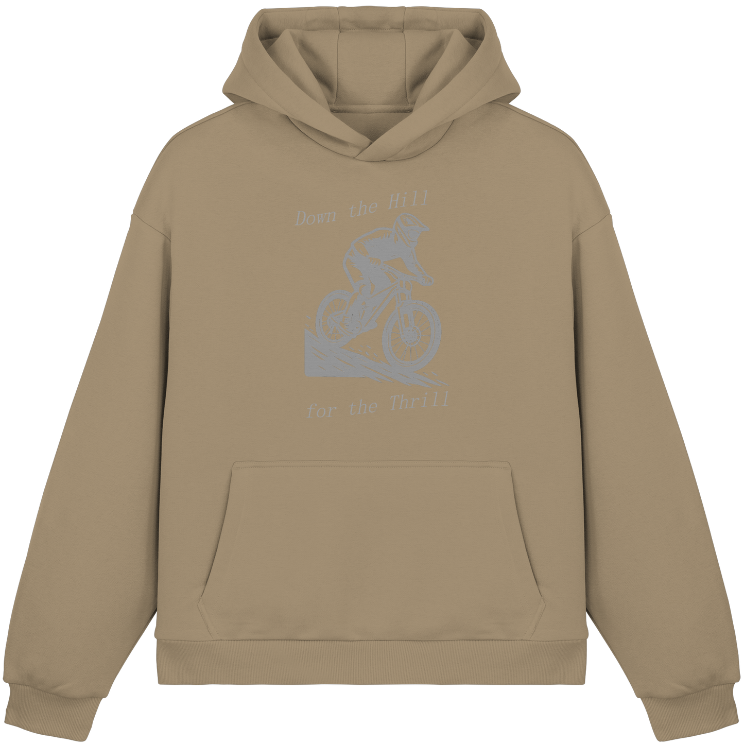 Down the Hill - Fluffy Boxcut Hoodie