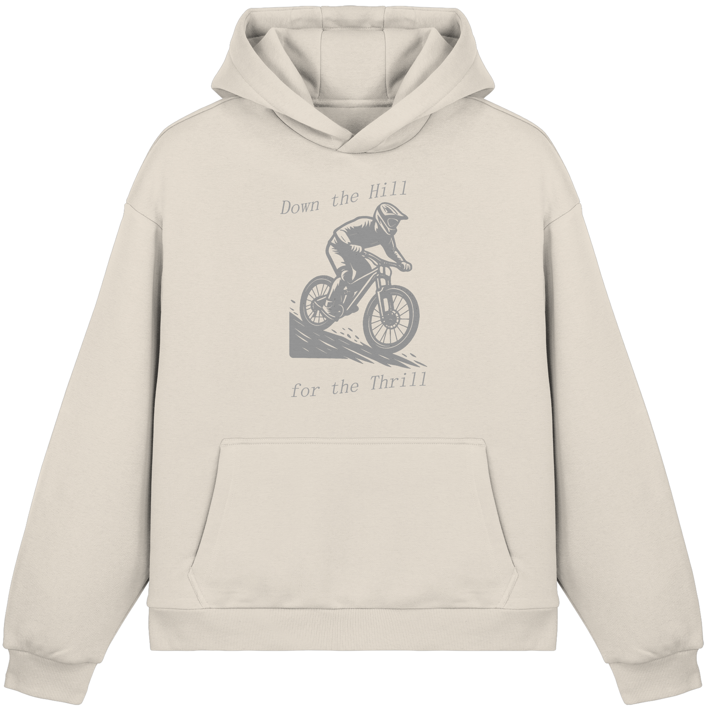 Down the Hill - Fluffy Boxcut Hoodie