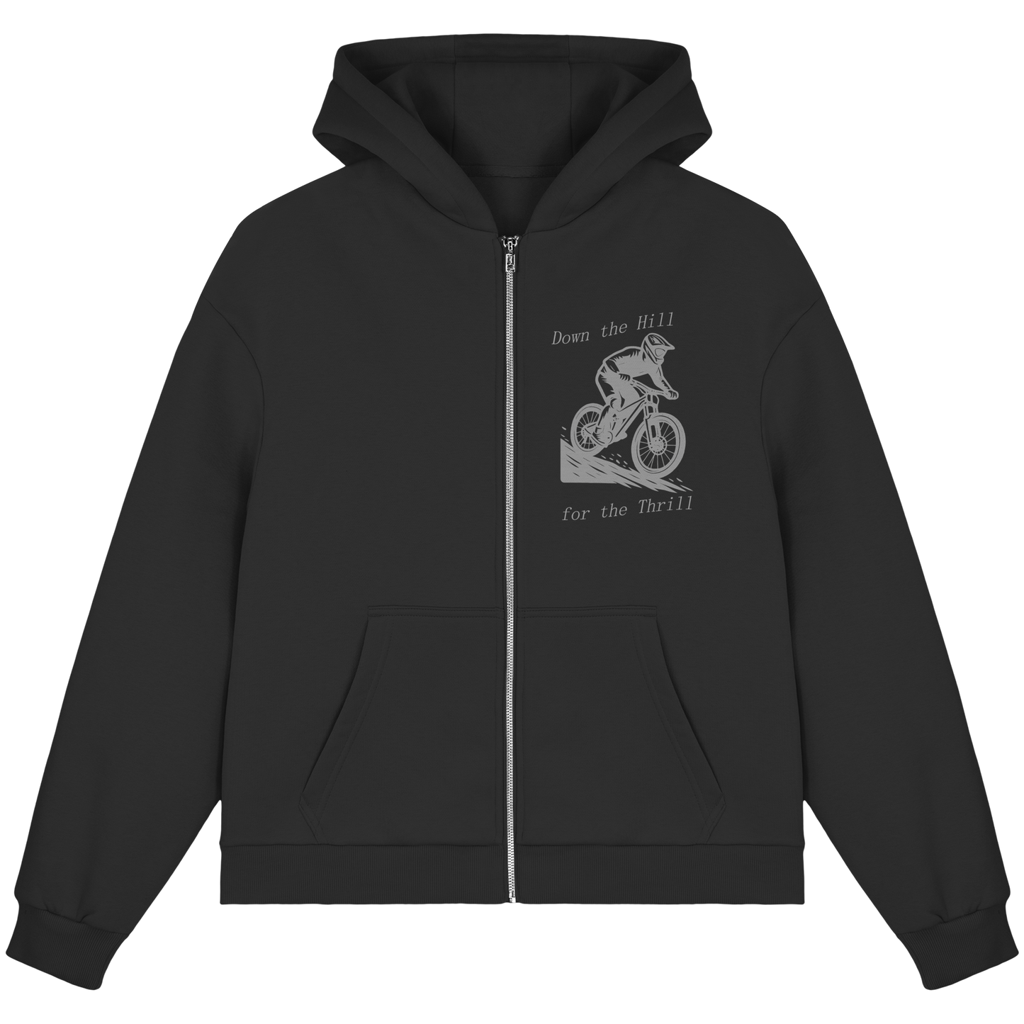 Down the Hill - Fluffy Boxcut Zipper