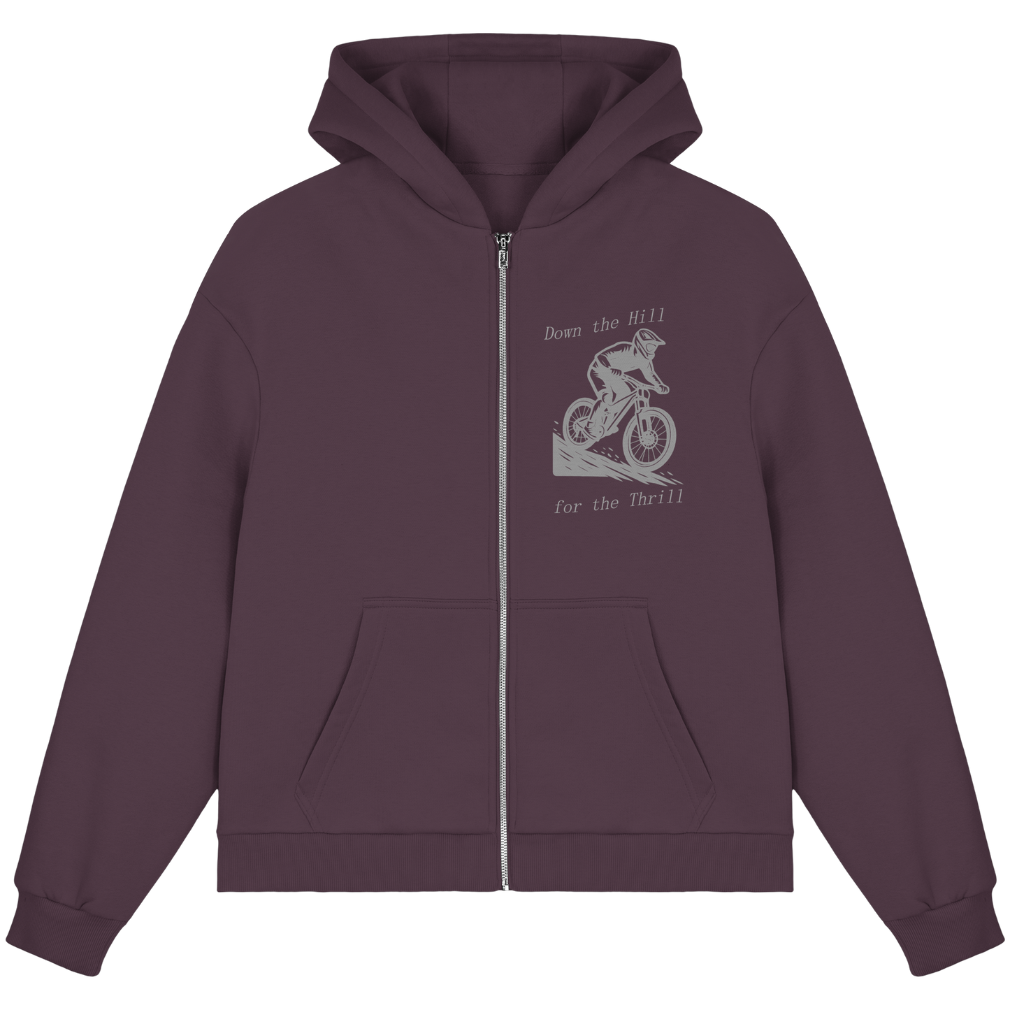 Down the Hill - Fluffy Boxcut Zipper