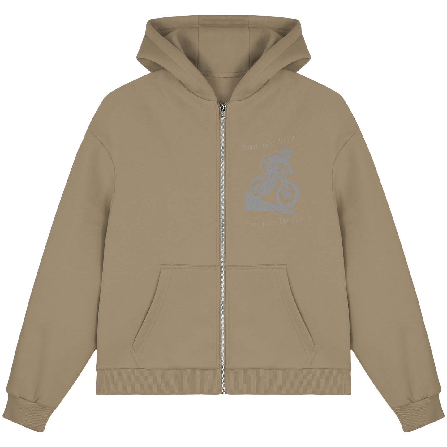 Down the Hill - Fluffy Boxcut Zipper