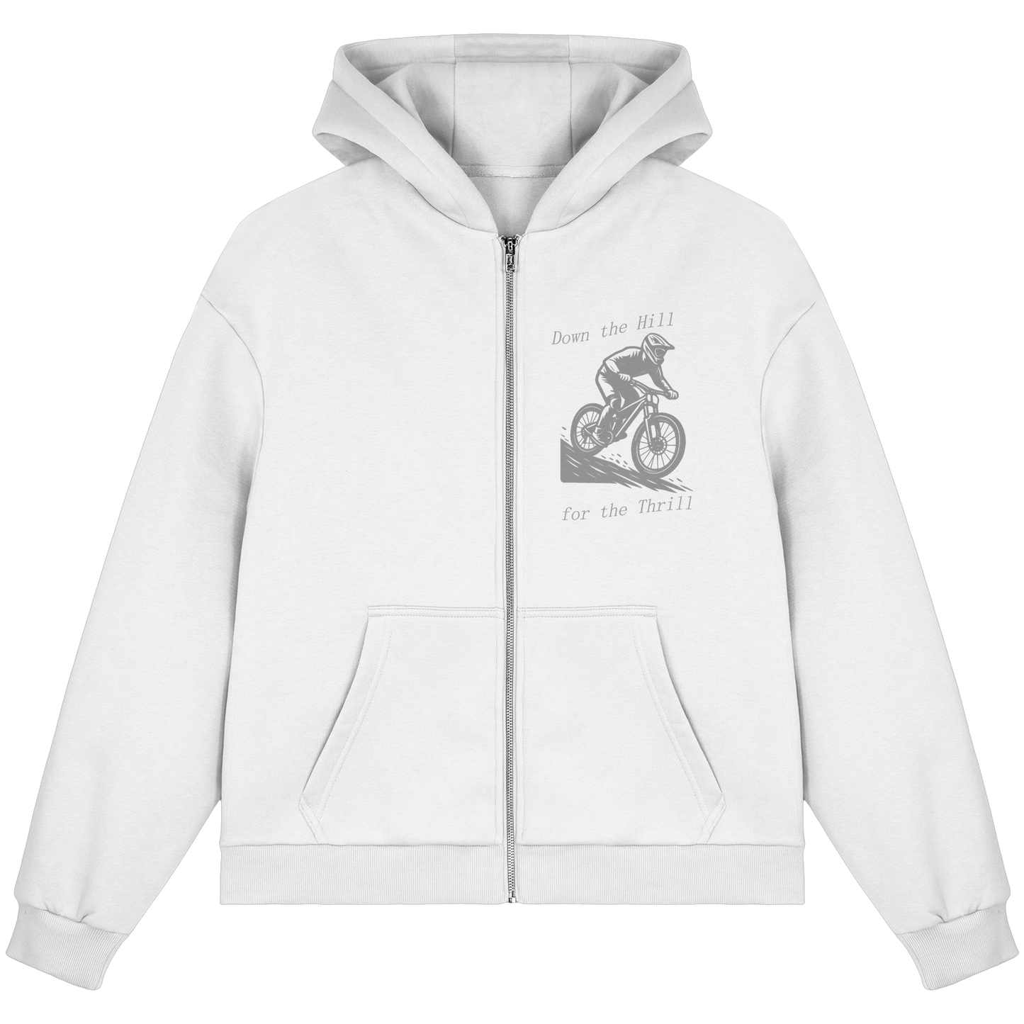 Down the Hill - Fluffy Boxcut Zipper
