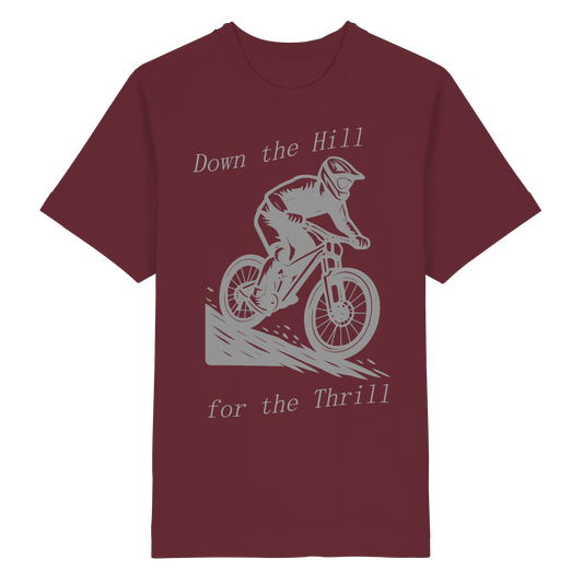 Down the Hill - Heavy Oversized Organic Shirt