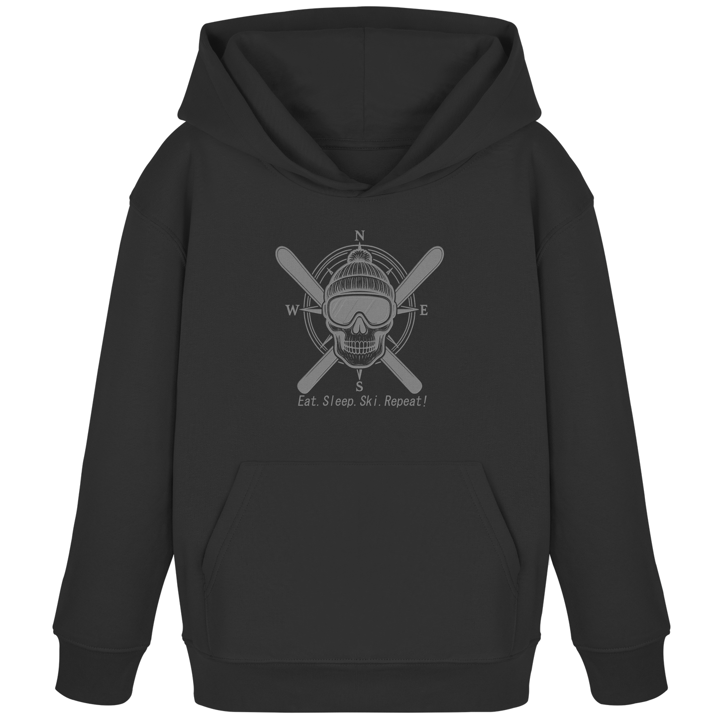 Eat.Sleep.Ski.Repeat! - Kids Organic Hoodie