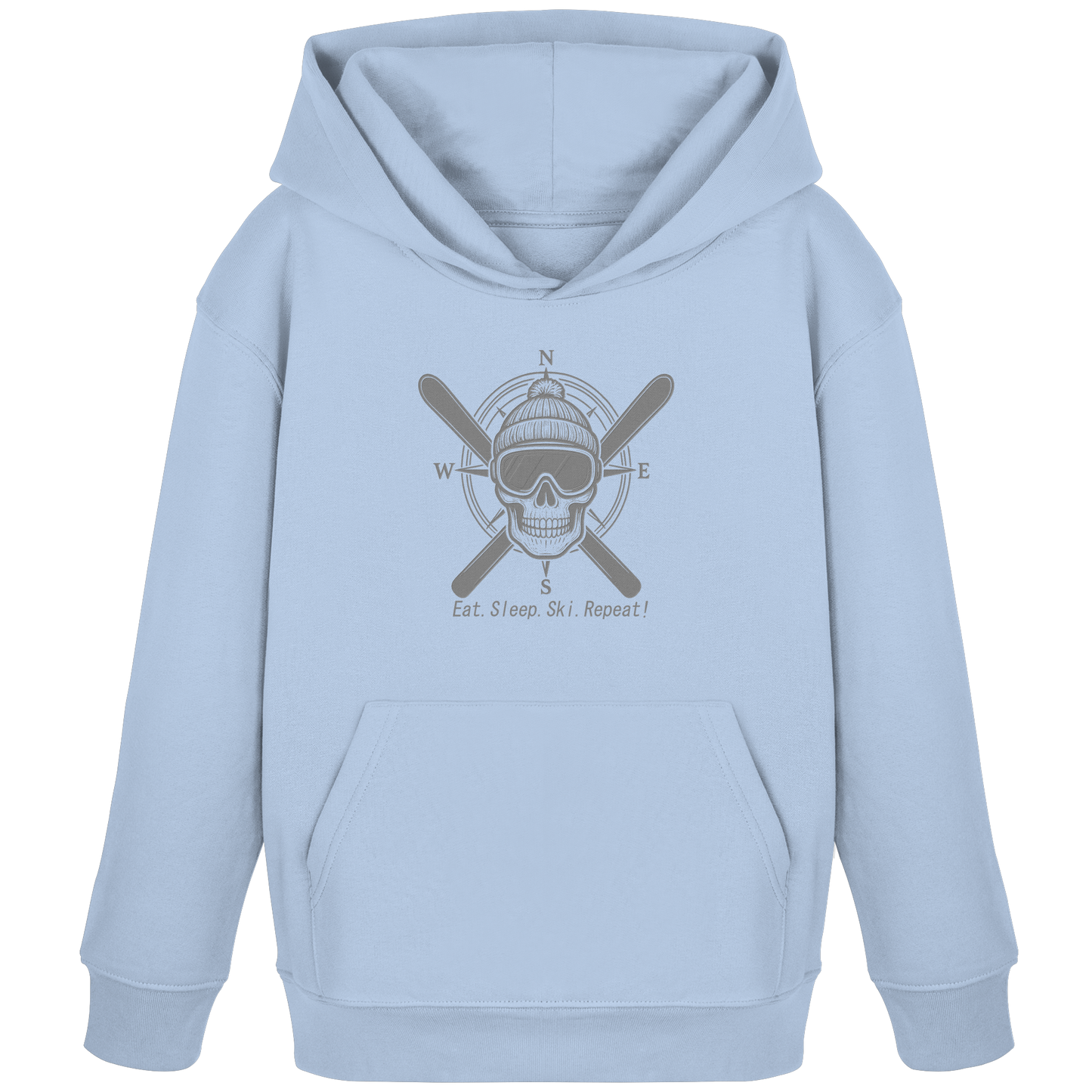 Eat.Sleep.Ski.Repeat! - Kids Organic Hoodie