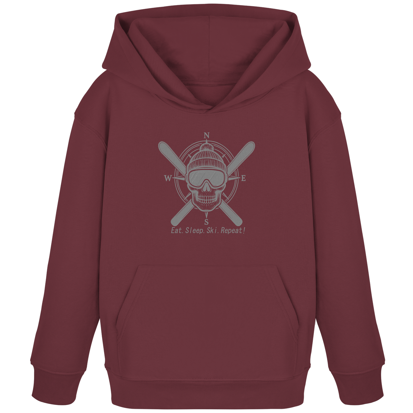 Eat.Sleep.Ski.Repeat! - Kids Organic Hoodie