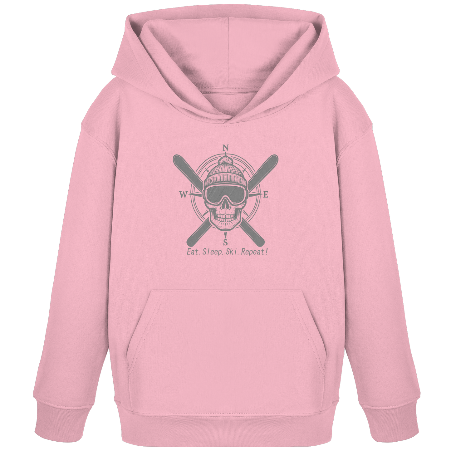 Eat.Sleep.Ski.Repeat! - Kids Organic Hoodie