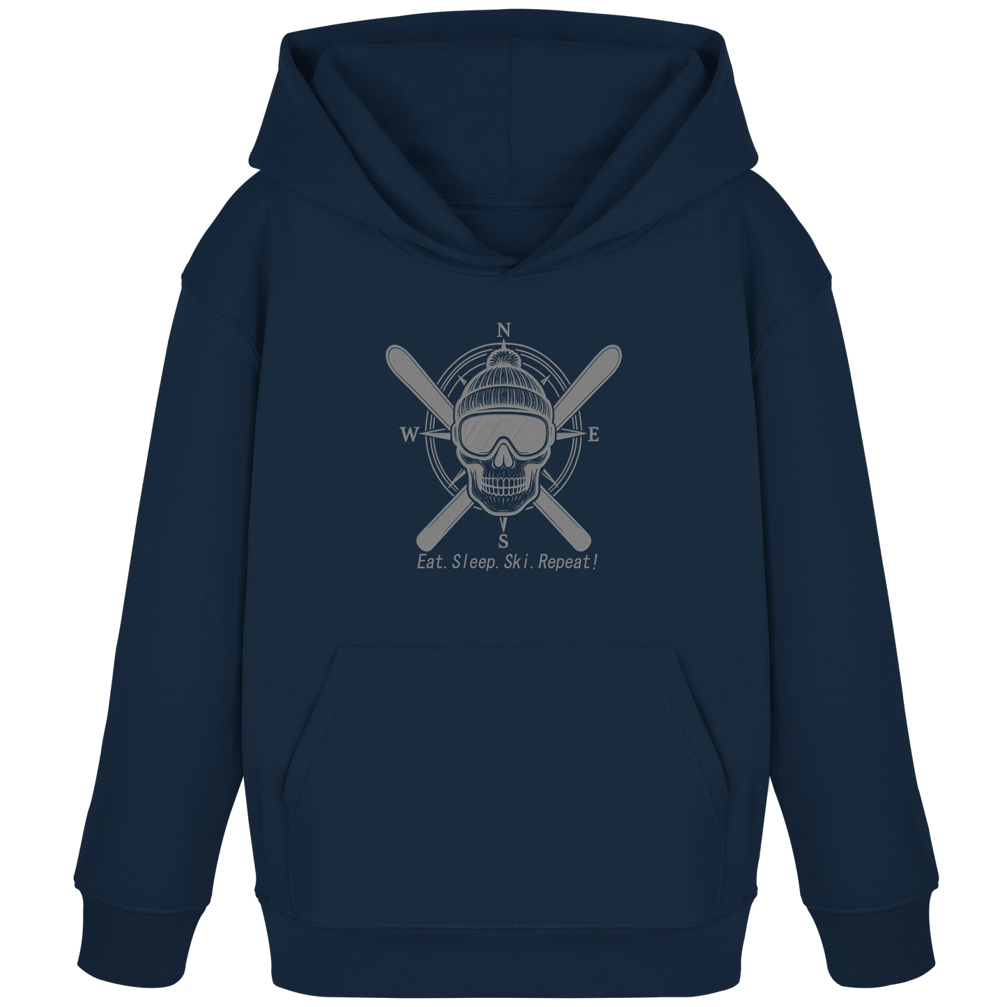 Eat.Sleep.Ski.Repeat! - Kids Organic Hoodie