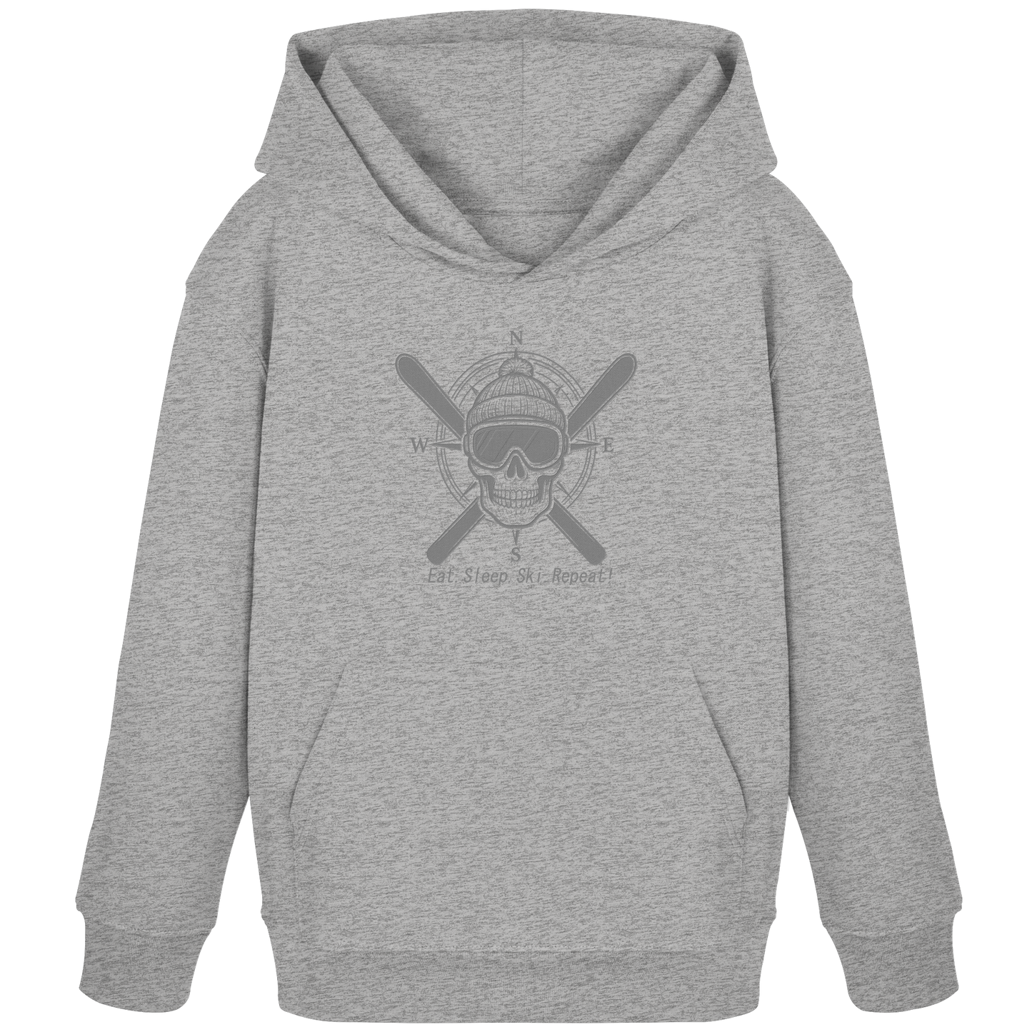 Eat.Sleep.Ski.Repeat! - Kids Organic Hoodie