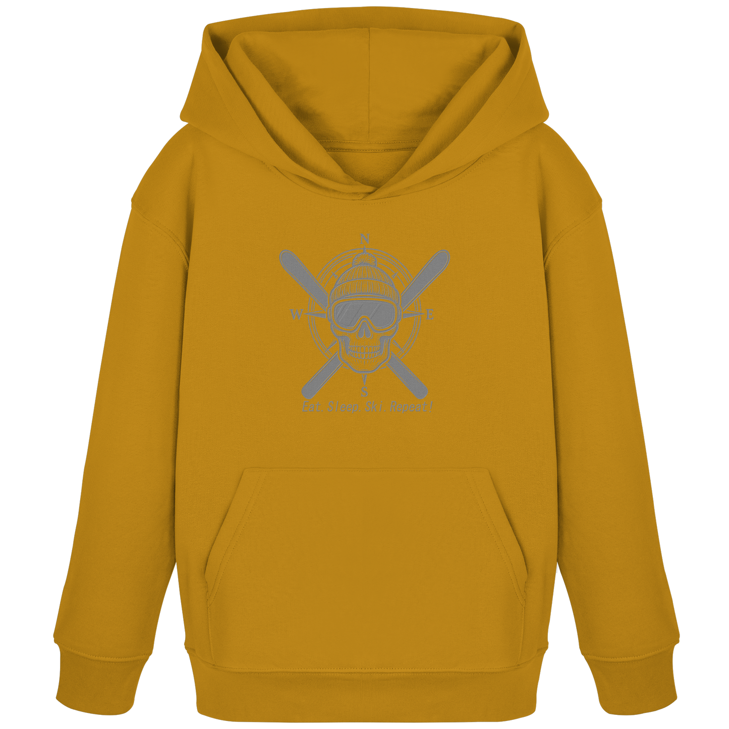 Eat.Sleep.Ski.Repeat! - Kids Organic Hoodie