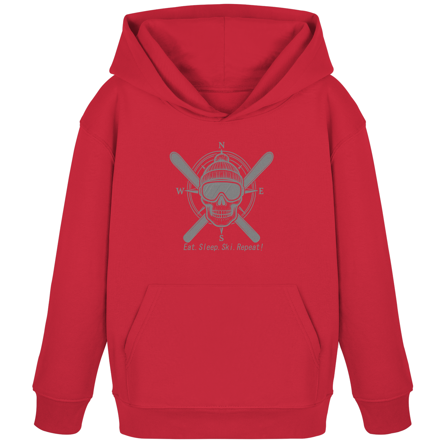Eat.Sleep.Ski.Repeat! - Kids Organic Hoodie