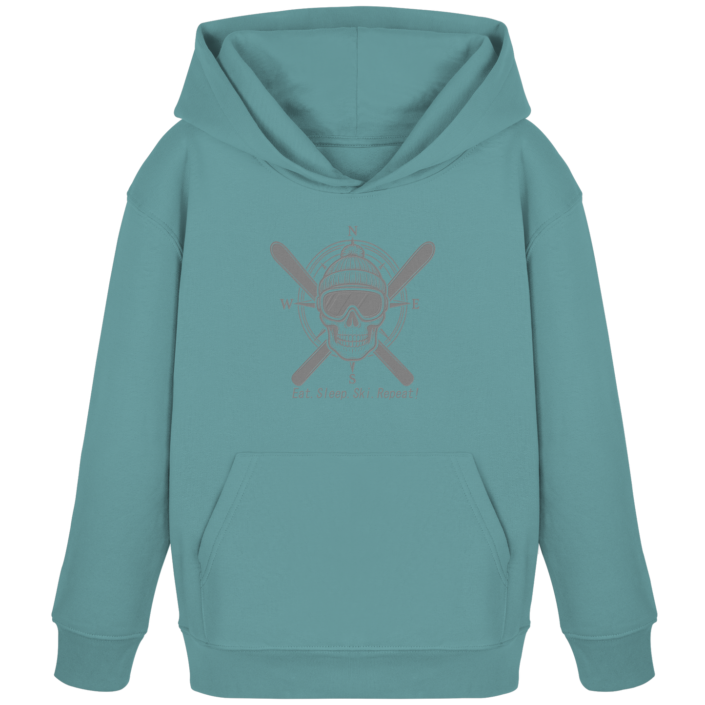 Eat.Sleep.Ski.Repeat! - Kids Organic Hoodie
