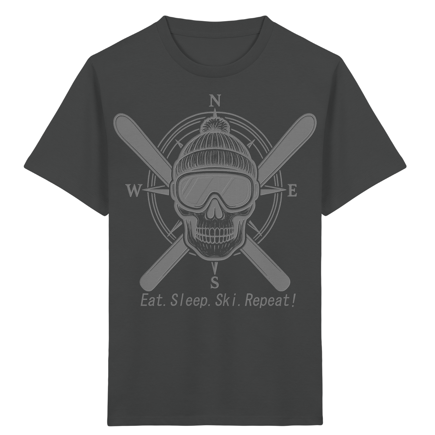 Eat.Sleep.Ski.Repeat! - Kids Organic Shirt