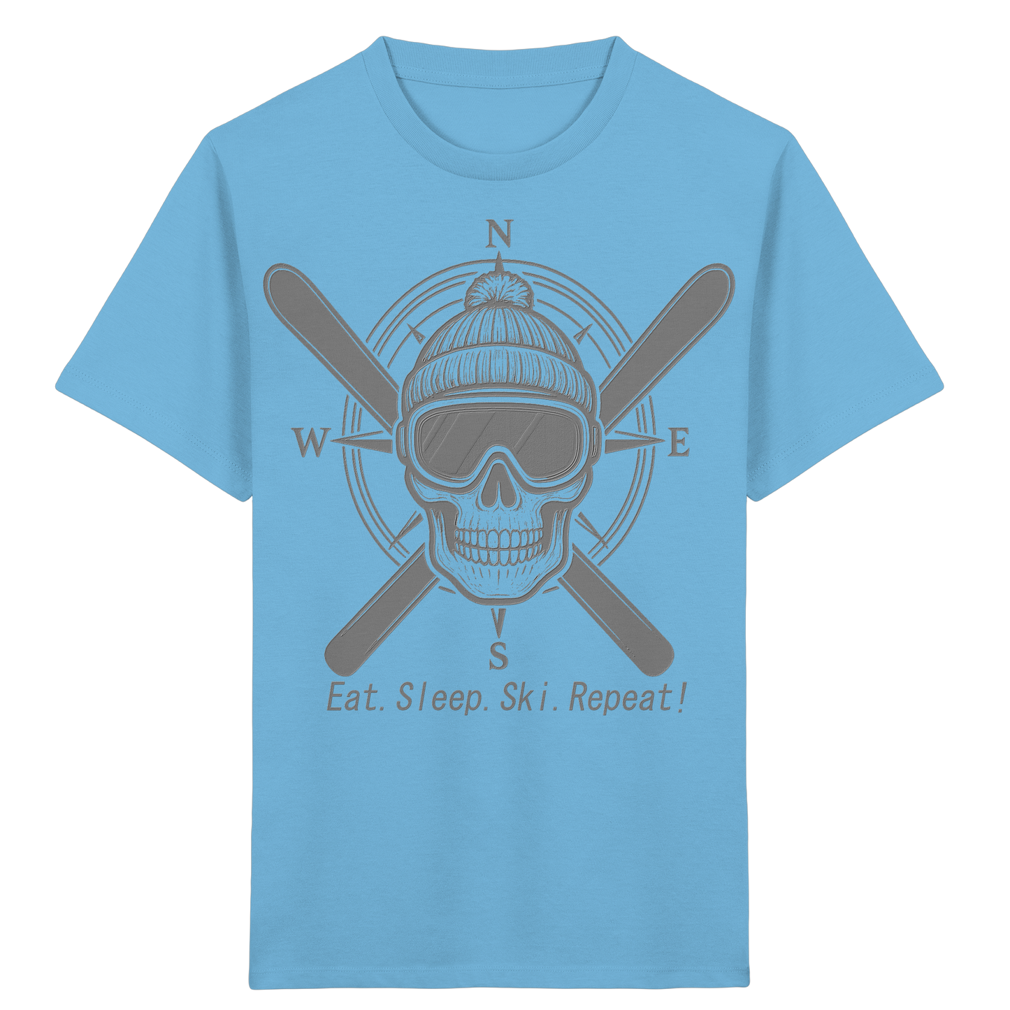 Eat.Sleep.Ski.Repeat! - Kids Organic Shirt