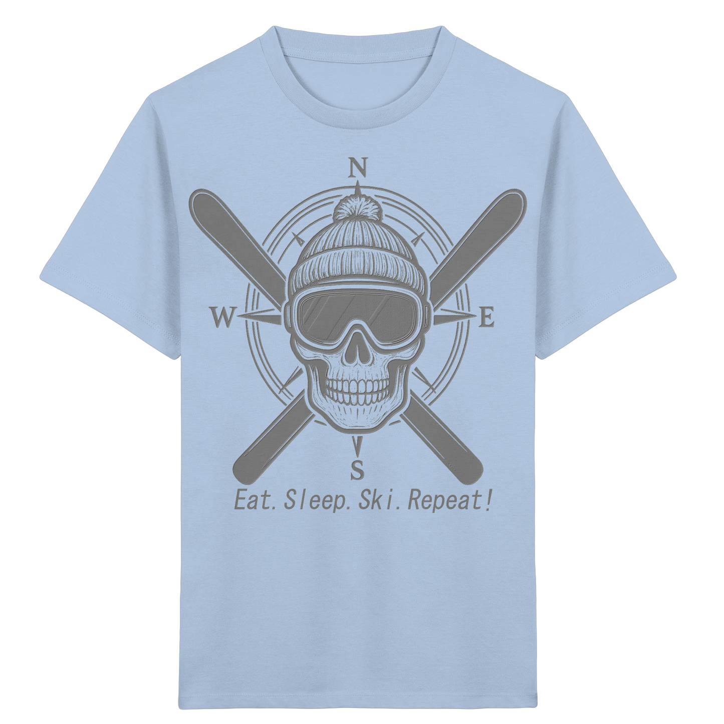 Eat.Sleep.Ski.Repeat! - Kids Organic Shirt