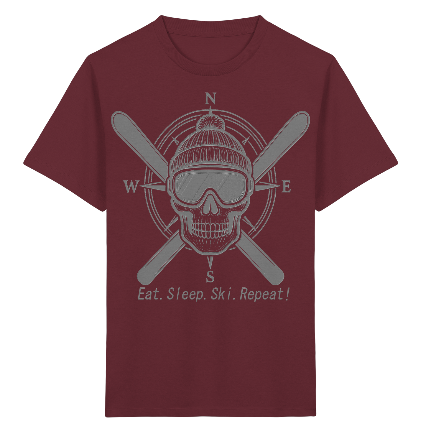 Eat.Sleep.Ski.Repeat! - Kids Organic Shirt