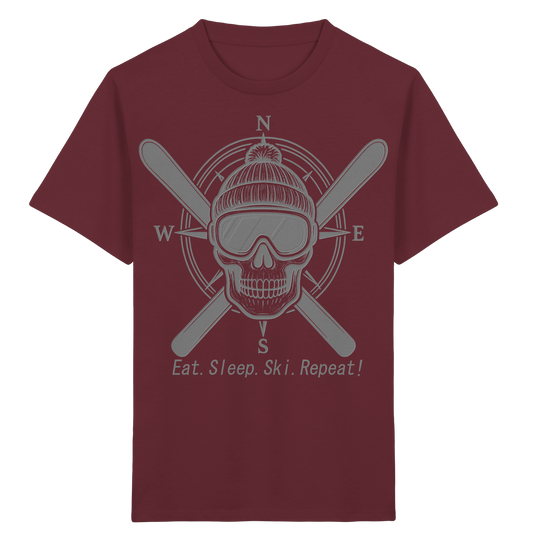 Eat.Sleep.Ski.Repeat! - Kids Organic Shirt