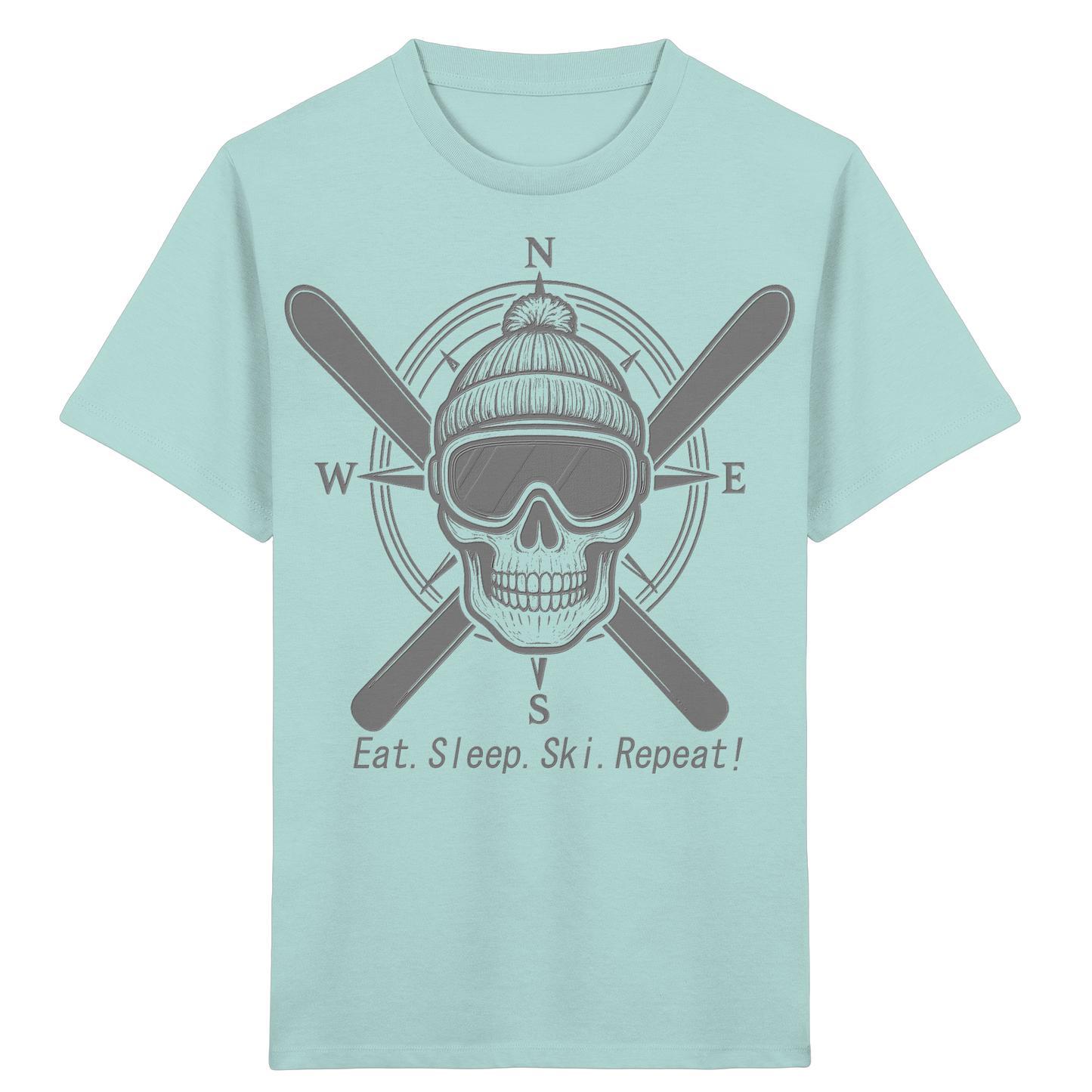 Eat.Sleep.Ski.Repeat! - Kids Organic Shirt