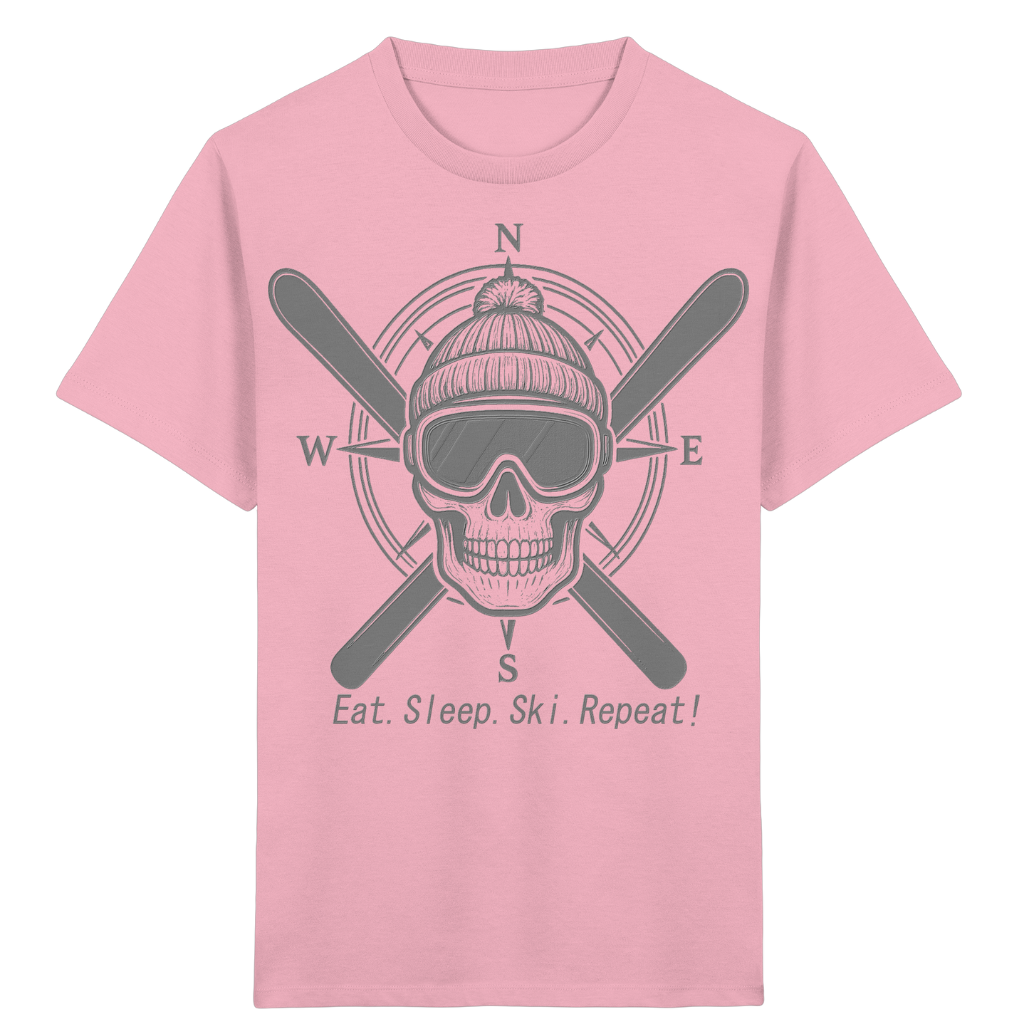 Eat.Sleep.Ski.Repeat! - Kids Organic Shirt
