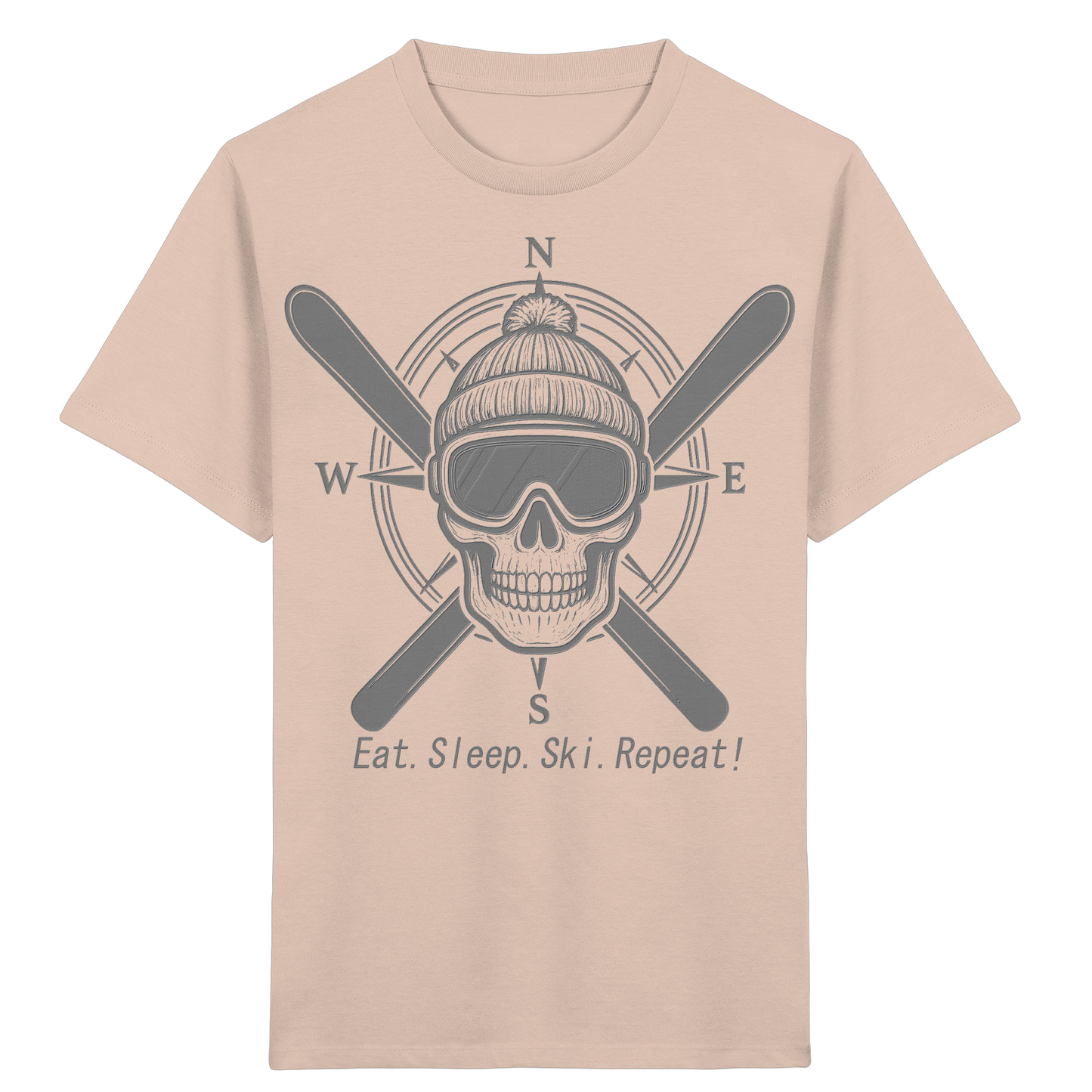 Eat.Sleep.Ski.Repeat! - Kids Organic Shirt