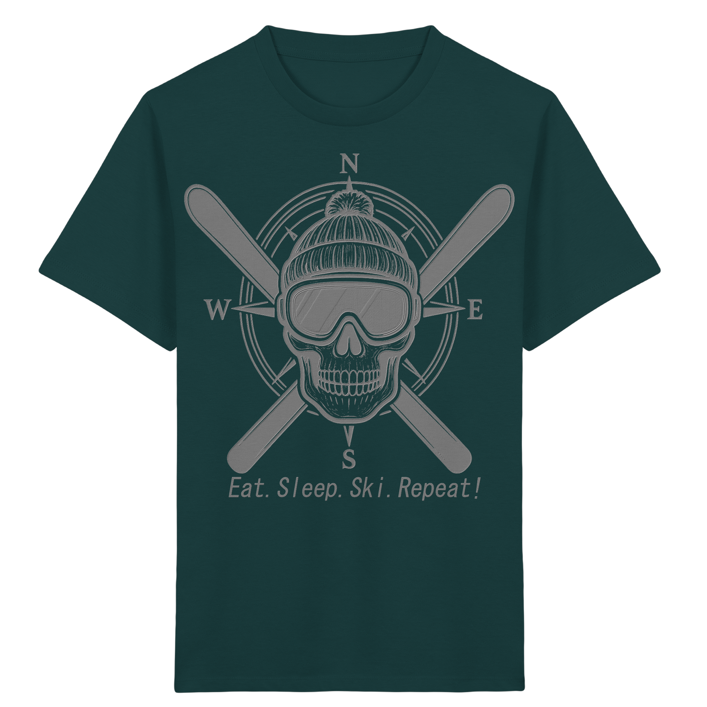 Eat.Sleep.Ski.Repeat! - Kids Organic Shirt