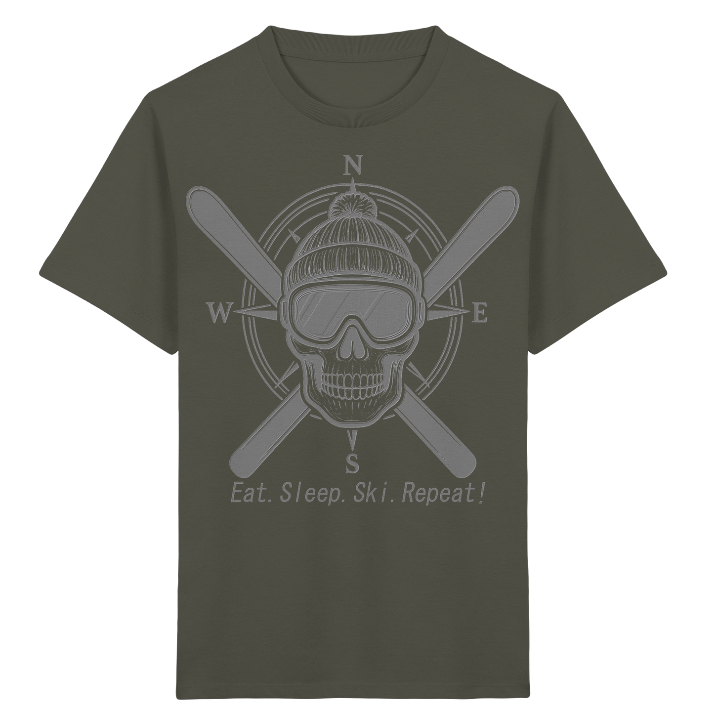 Eat.Sleep.Ski.Repeat! - Kids Organic Shirt