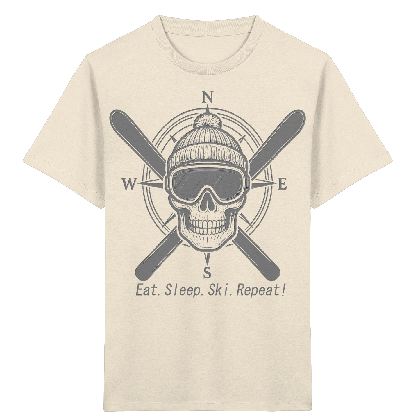 Eat.Sleep.Ski.Repeat! - Kids Organic Shirt