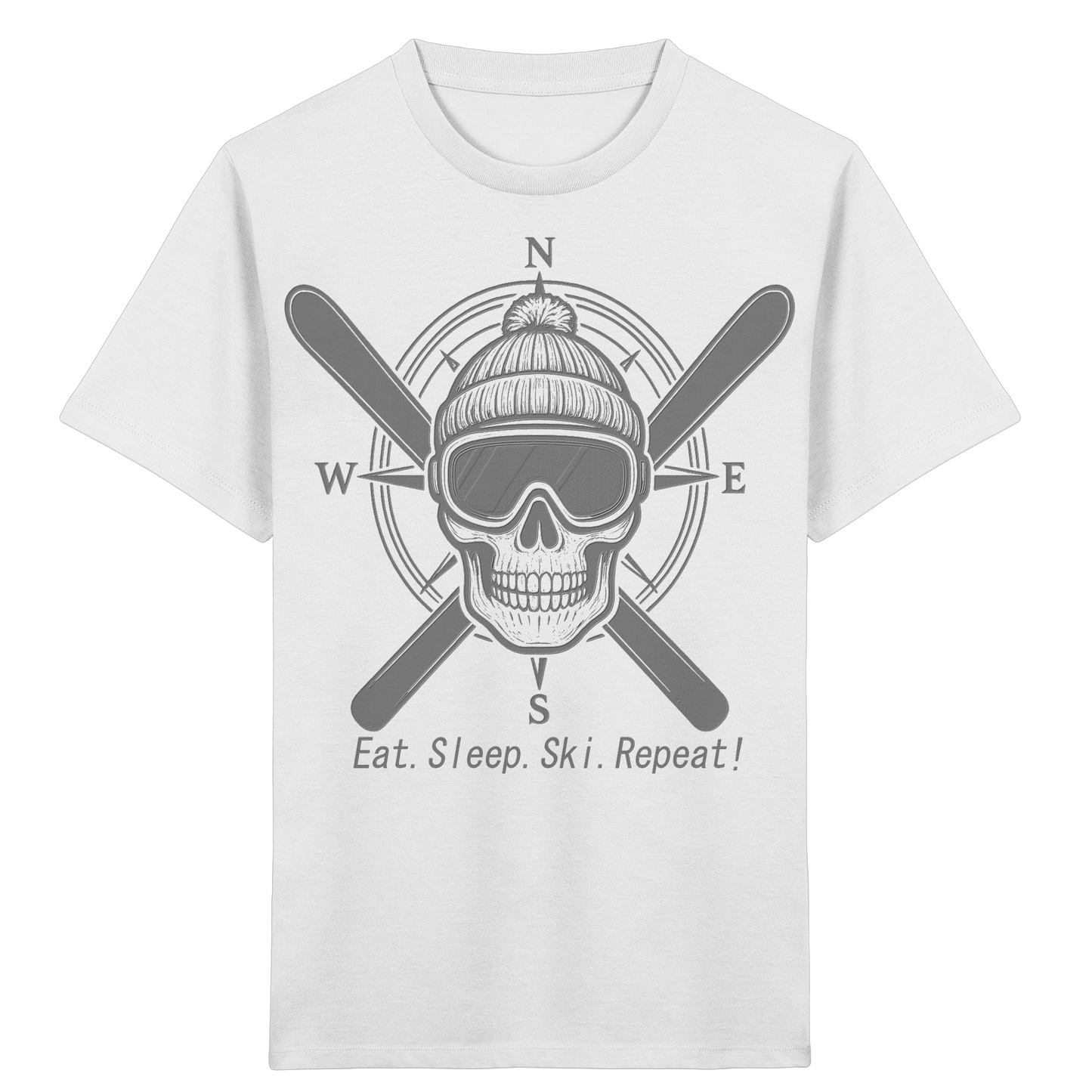 Eat.Sleep.Ski.Repeat! - Kids Organic Shirt