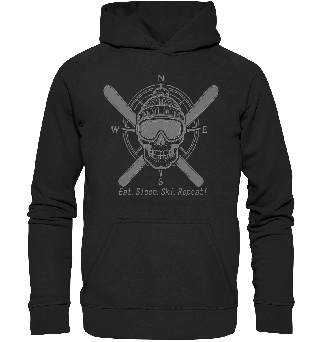 Eat.Sleep.Ski.Repeat! - Kids Premium Hoodie