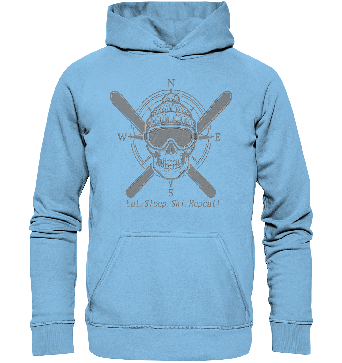 Eat.Sleep.Ski.Repeat! - Kids Premium Hoodie