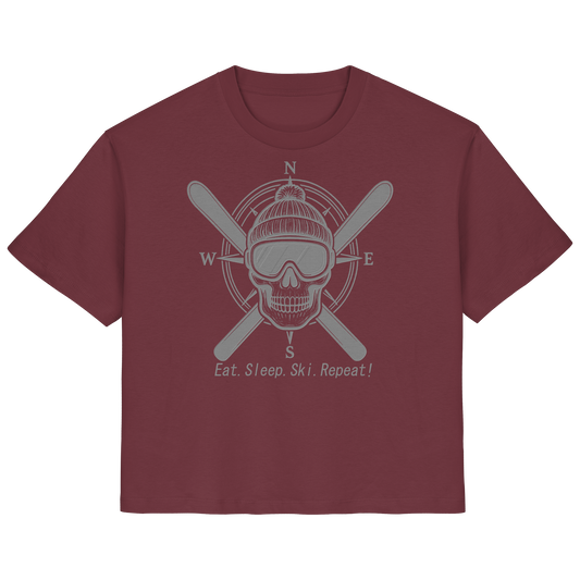 Eat.Sleep.Ski.Repeat! - Ladies Organic Shirt