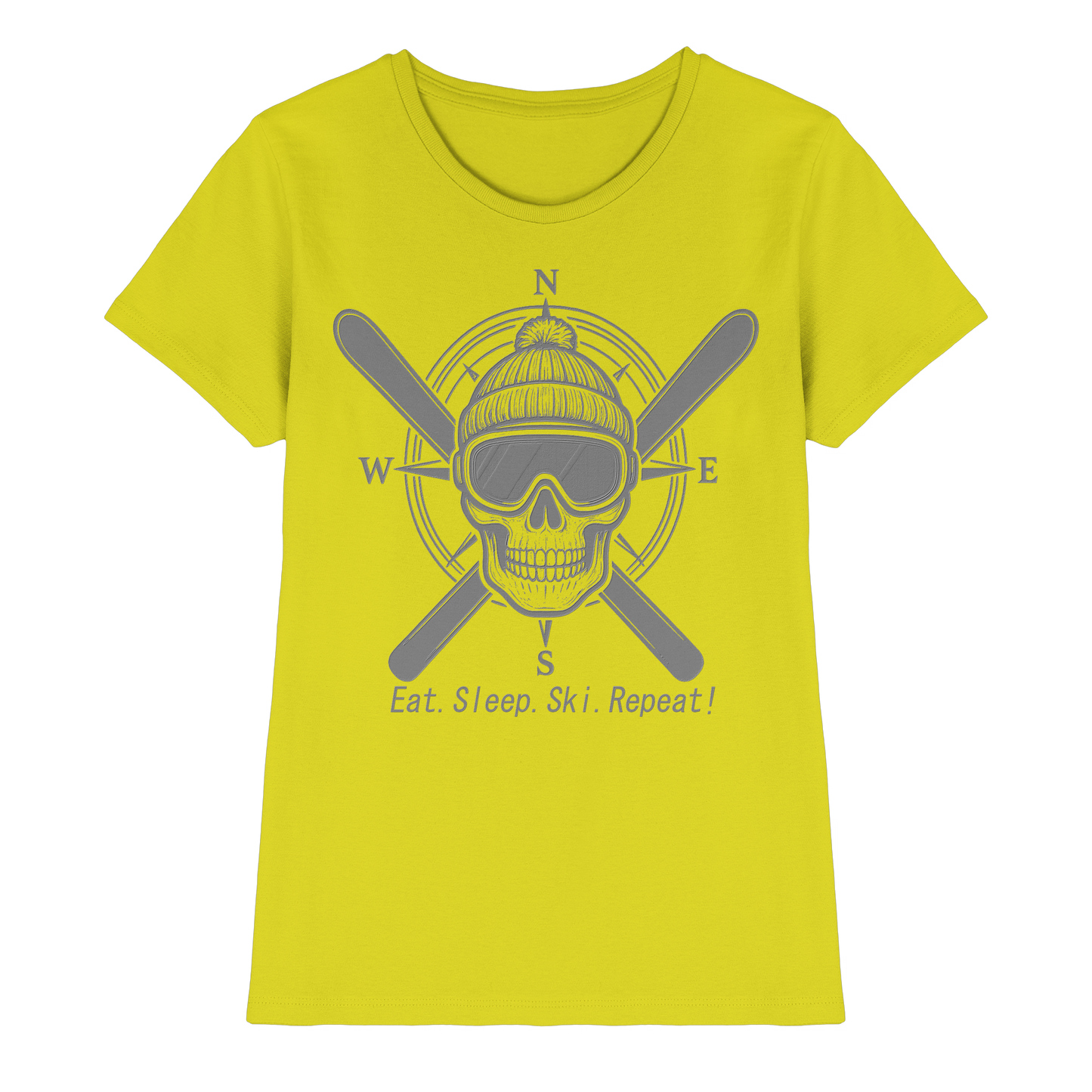 Eat.Sleep.Ski.Repeat! - Ladies Premium Shirt